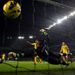 Gareth Barry will not be denied as he powers the ball home in the 93rd minute to steal a late win for the champions.