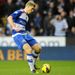 Pavel Pogrebnyak capitalises on a poor backpass from James Collins to give Reading the lead after five minutes.