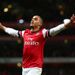 ...and chips the ball past the advancing Tim Krul. Walcott's third comes in the 90th minute and completes a 7-3 victory for The Gunners.