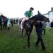 ...who returns to the unsaddling enclosure