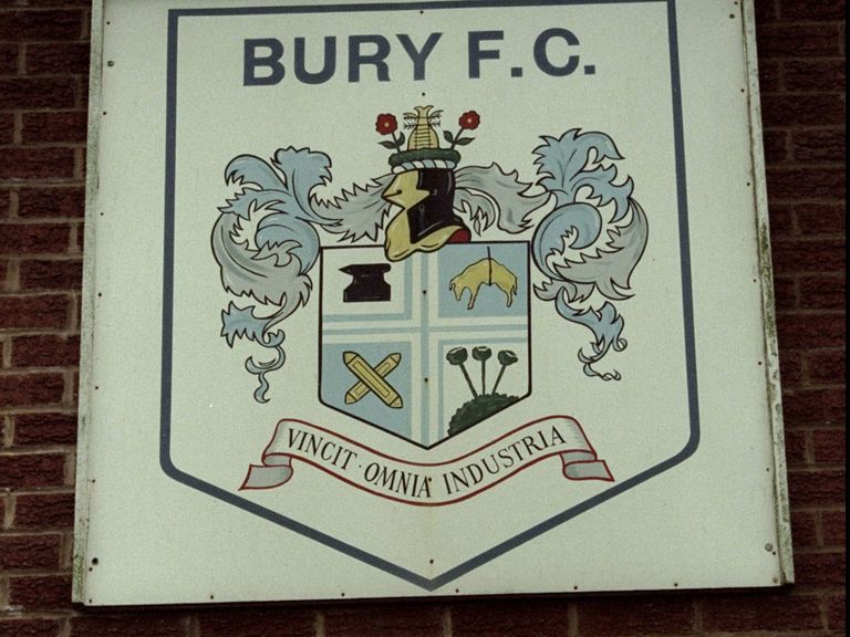 Bury are under an embargo