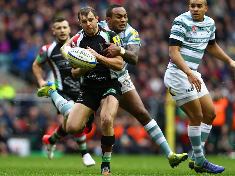 Nick Evans: Kicked 16 points for Quins