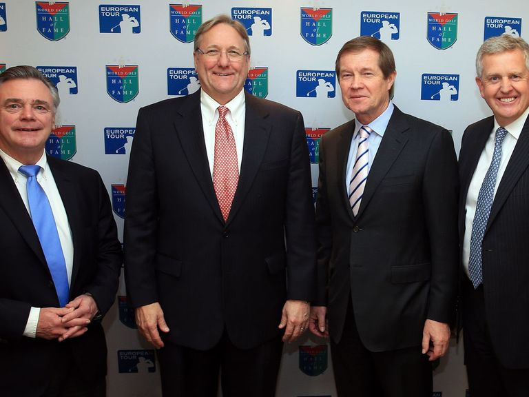 Schofield (left) and Monty (right): Hall of Fame honour