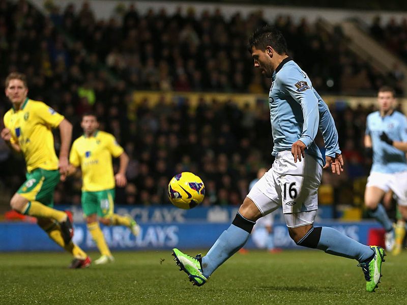 It was a 30-yard floated pass from Yaya Toure that took a slight deflection off Bassong which set-up Aguero to make it 3-1.