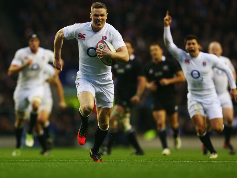 ...and Ashton runs clear for England soon afterwards...