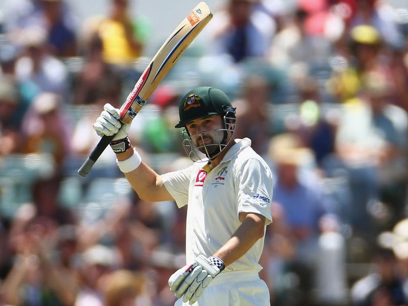 Ed Cowan made 53 before being caught on the hook by Dean Elgar.