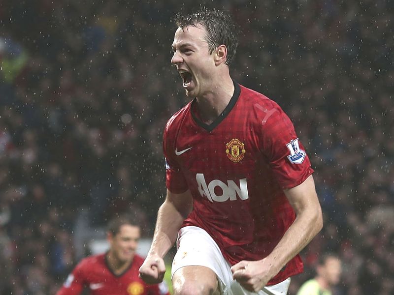 But Manchester United hit back thanks to Jonny 'on the spot' Evans after 25 minutes