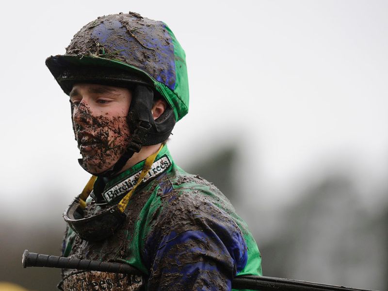 ...but it's clearly hard work for horses and jockeys alike