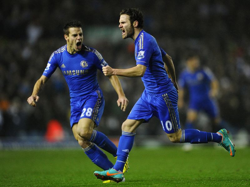 Mata equalised just after the break.