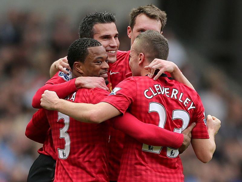 ...before being mobbed by delighted team-mates