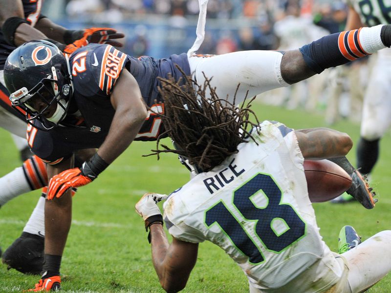 Sidney Rice's touchdown gave Seattle an overtime triumph against Chicago at Soldier Field