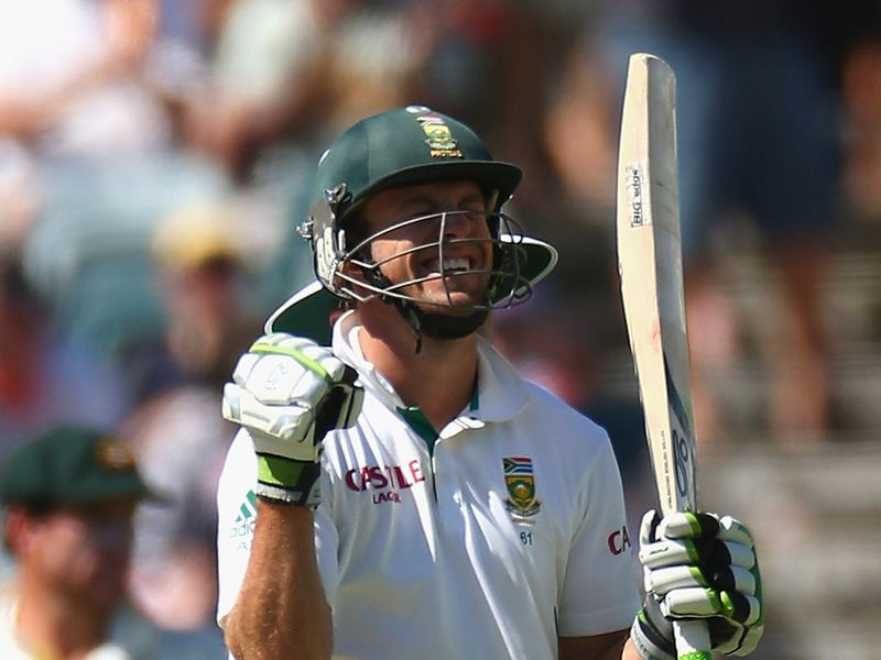 De Villiers graduated to a brisk ton.