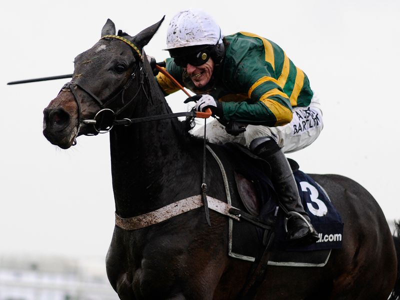 ...and goes on to score by four lengths. He's the new Champion Hurdle favourite.