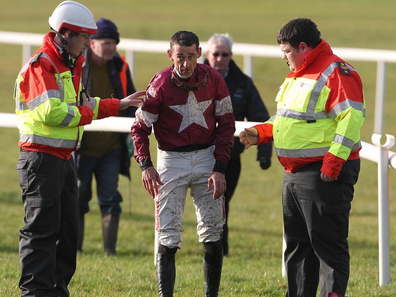 ..but Davy Russell is on the turf for the third successive race as Don Cossack fell