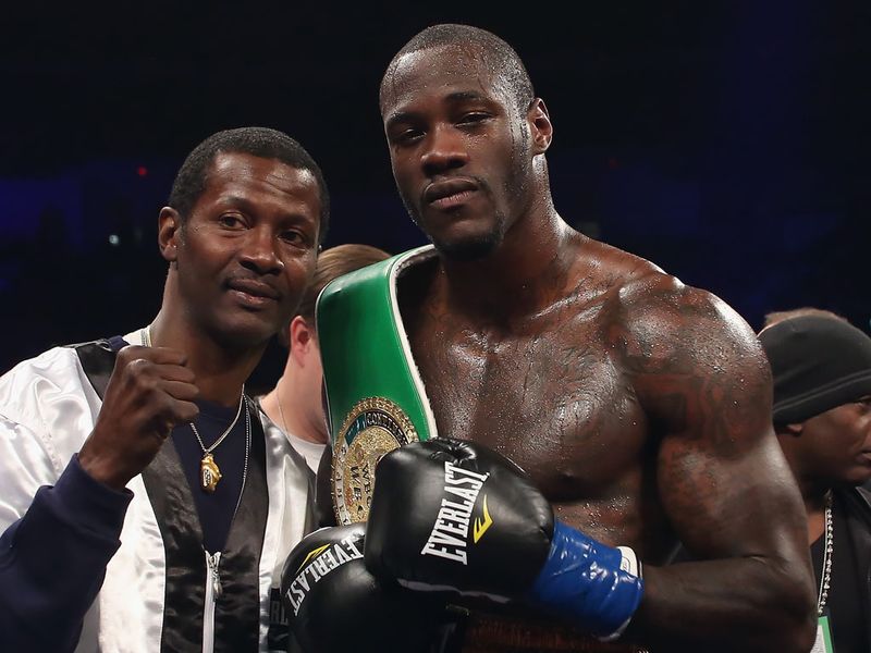 Heavyweight Deontay Wilder celebrates a 26th straight victory on the undercard