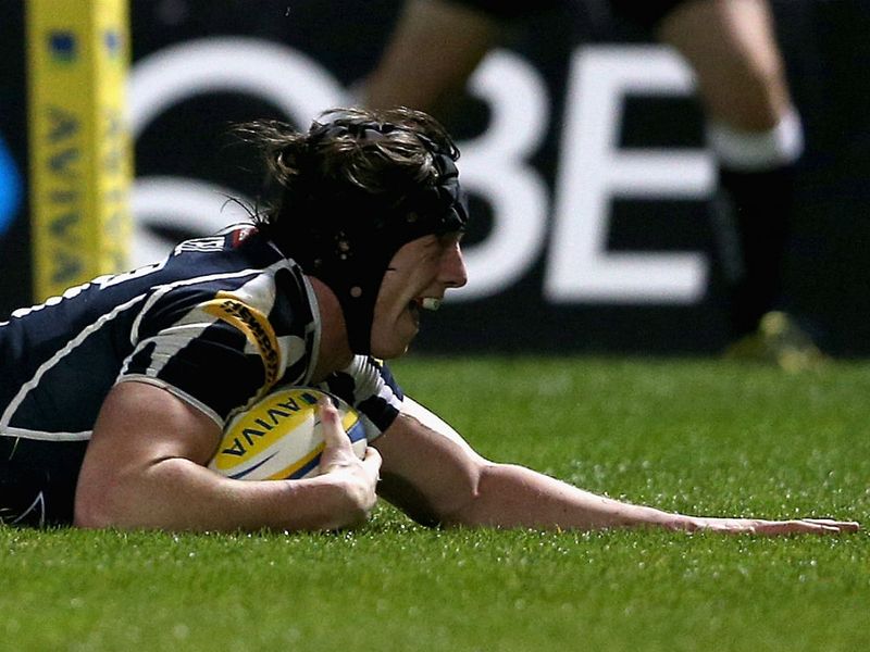 James Gaskell: Crossed for a crucial try for the Sharks just before half time in Friday's win