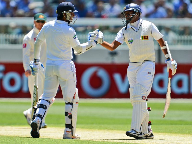 Kumar Sangakkara passed 10,000 Test runs...