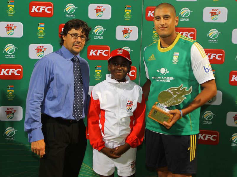 Kleinveldt was named Man of the Match after an eight-wicket win for the Proteas.