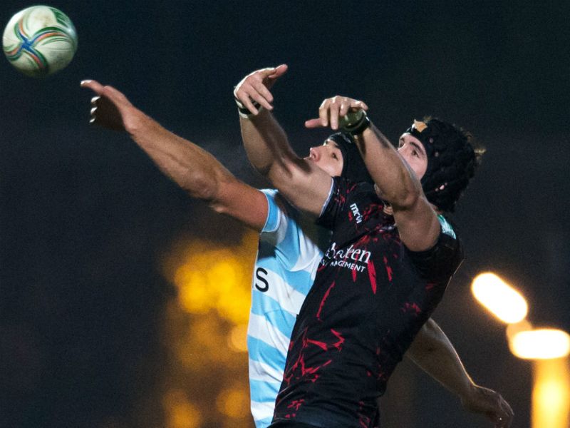 Edinburgh did register their first points in the Heineken Cup this season, but still went down 19-9 to Racing Metro in France.