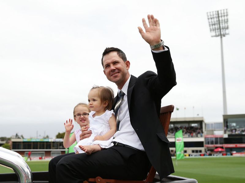 The recently retired Ricky Ponting was in attendance.