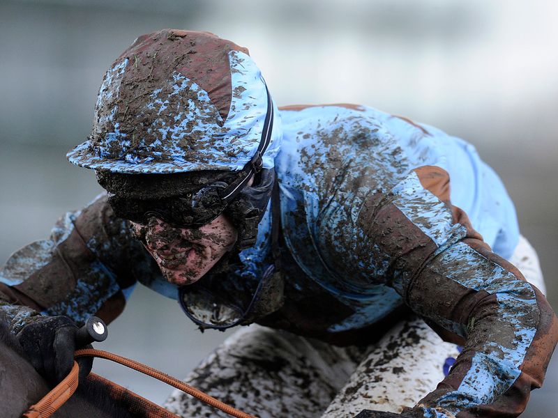 It wasn't a day for fast times with the mud flying at Cheltenham