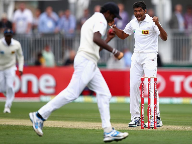 Shaminda Eranga's safe hands made no mistake in getting rid of Ed Cowan.
