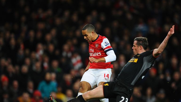 Theo Walcott: Drills in the equaliser for Arsenal