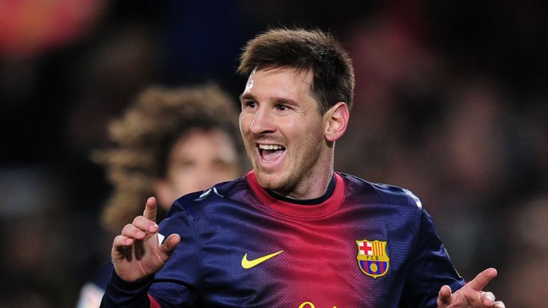 Lionel Messi: On target again for Barcelona