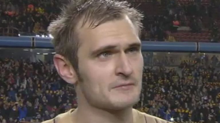 James Hanson: Battling a hand injury