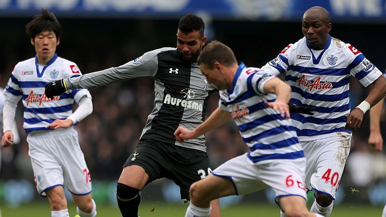 Sandro: In action at Loftus Road before suffering a knee injury