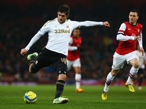 Graham (left) could be leaving Swansea
