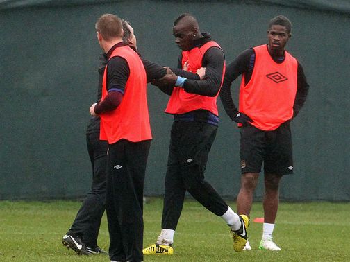 The duo get to grips with each other&nbsp;