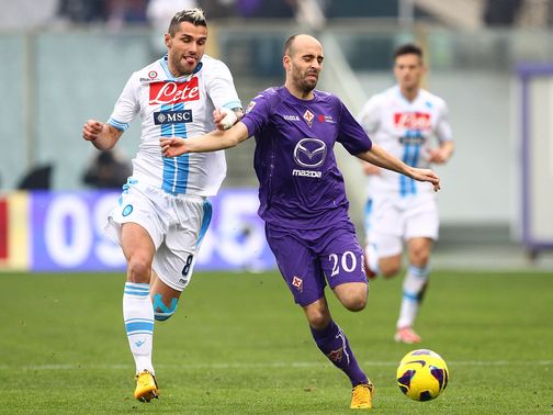 Napoli drew 1-1 against Fiorentina.