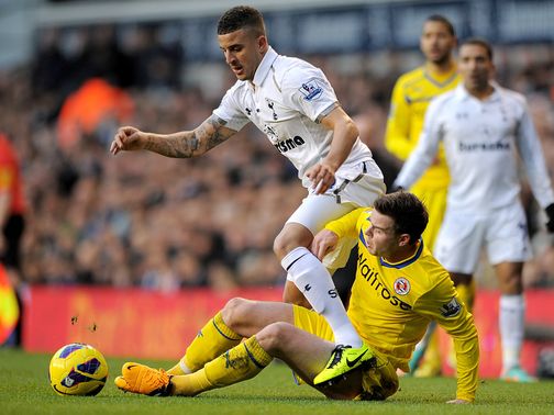 Reading lost 3-1 at Tottenham on New Year's Day.