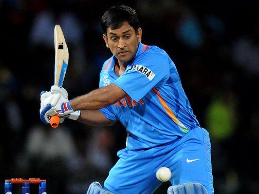 Mahendra Singh Dhoni: top-scored with 36 for India