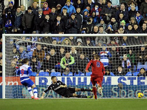 Reading pull a goal back before Adam Le Fondre's late penalty makes it 2-2 against the Baggies&nbsp;