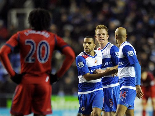Late celebrations for Reading against West Brom