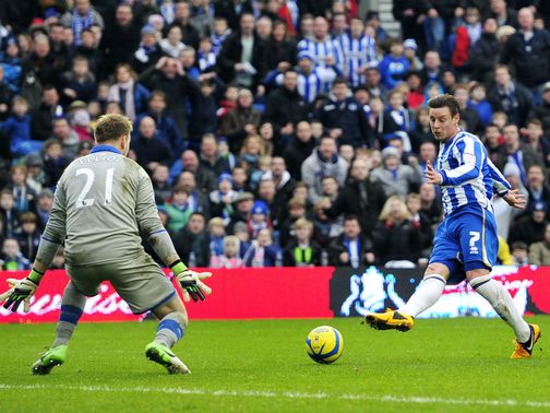 Will Hoskins scored Brighton's second goal