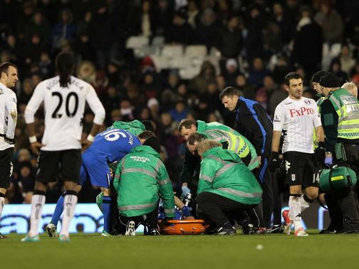 Ivan Ramis: Stretchered off against Fulham