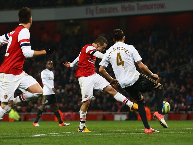 Jack Wilshere finally breaks the deadlock for Arsenal