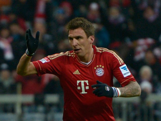 Mario Mandzukic scored two goals for Bayern
