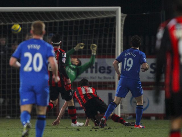 Mauro Boselli strikes the winning goal for Wigan