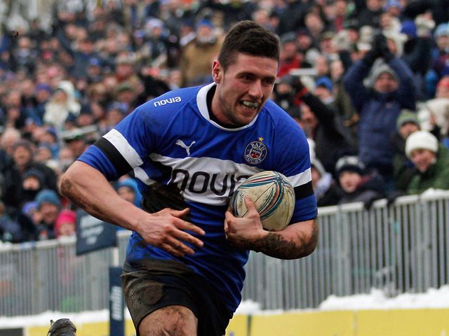Jack Cuthbert scored a hat-trick for Bath