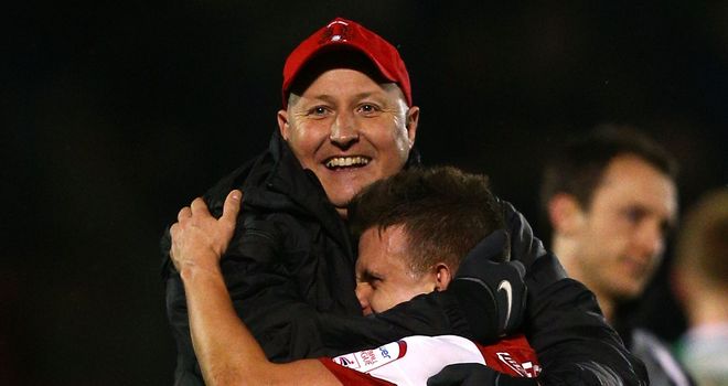 Slade: Chuffed with Orient's efforts