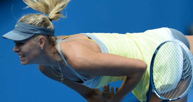 Maria Sharapova: Recorded a 6-0 6-0 victory
