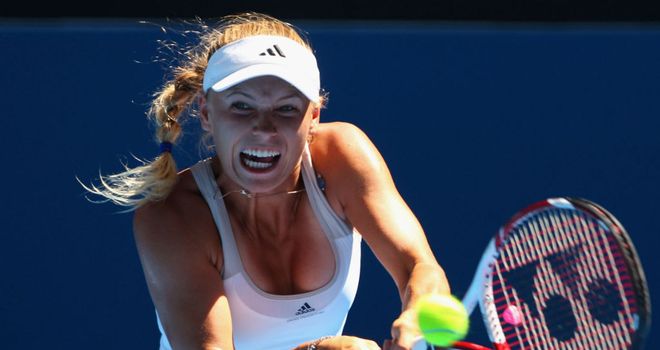 Caroline Wozniacki: Won six successive games in the final set to progress