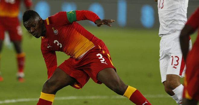 Asamoah Gyan: Not yet scored at the tournament