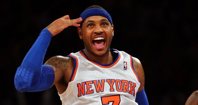 Carmelo Anthony: Has scored more than 30 points in two straight games