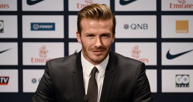 David Beckham: Has not played for England since 2009 under Fabio Capello