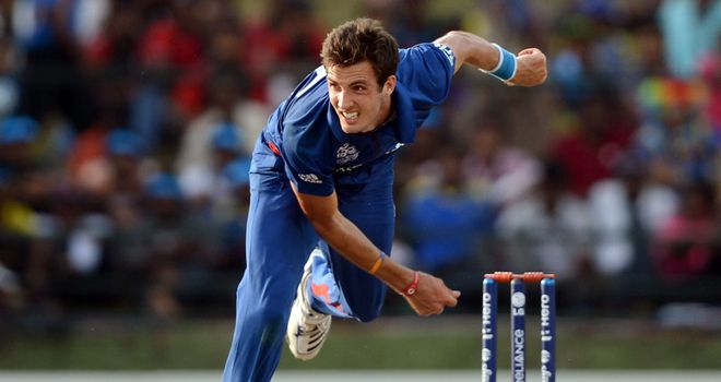 Steven Finn: Knocking over stumps in his delivery stride may soon be history